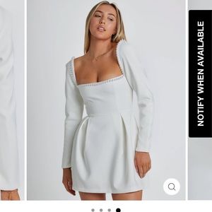 Odd Muse London White Pearl Dress